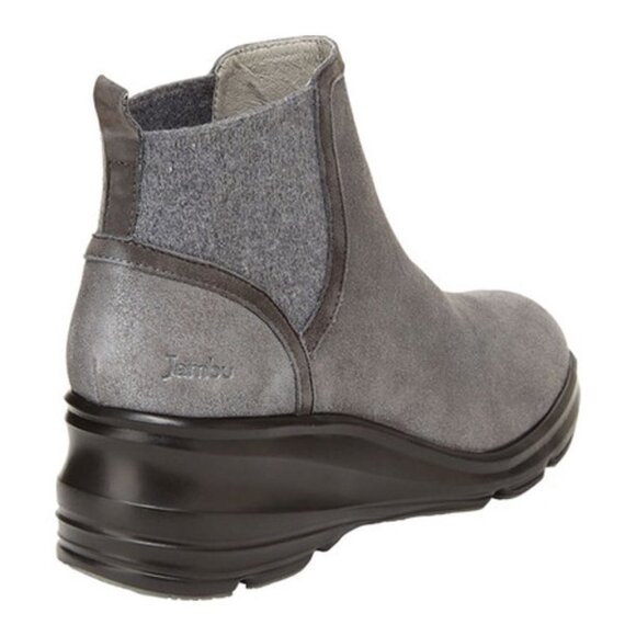 JAMBU GRAY WATER RESISTANT ALL-TERRA TRACTION MEMORY FOAM FOOTBED BOOTS SIZE 6.5 - Picture 6 of 16